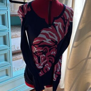 Lilly Pulitzer tiger sweater, M